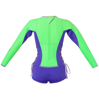 Womens 2mm Surf Spring Wetsuit – Dessie Jungle - Image 3