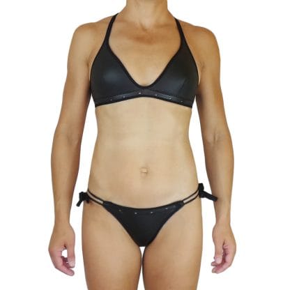 Salt Lake Black Pearl Neoprene Bikini Set for Summer Activities - Image 2