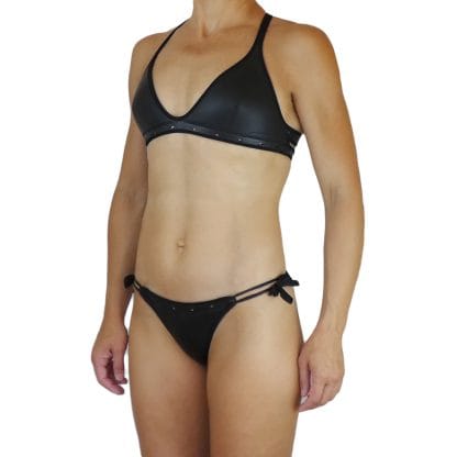 Salt Lake Black Pearl Neoprene Bikini Set for Summer Activities