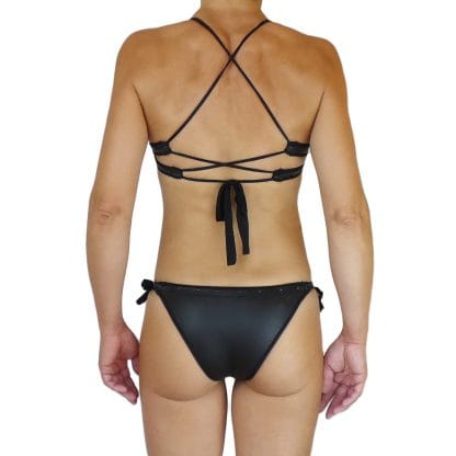 Salt Lake Black Pearl Neoprene Bikini Set for Summer Activities - Image 3