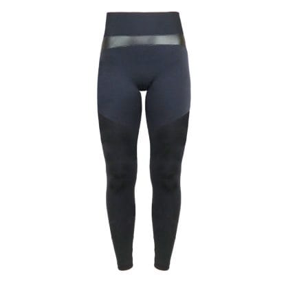 Brute Allblack Neoprene & Lycra Body-Shaping Leggings - Image 2