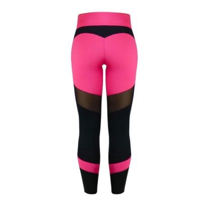 Pink Only High-Waist Neoprene & Lycra Leggings - Body Shaping - Image 3