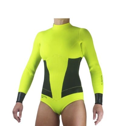 Womens Long Sleeve Front Zip 2mm Surf Spring Wetsuit – Amore Star