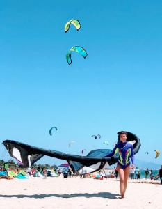 alooppa wetsuit, kites